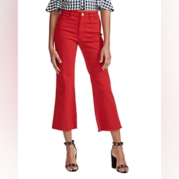 🎈Host Pick🎈Maje | Cropped High-rise Wide-leg Jeans - Picture 12 of 16